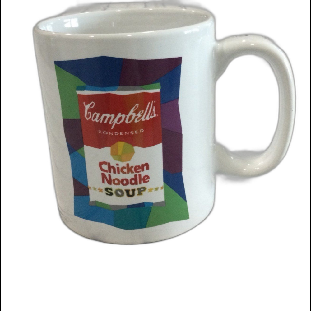 2017 Campbells Condensed Chicken Noodle Soup Graphic Ceramic Mug.